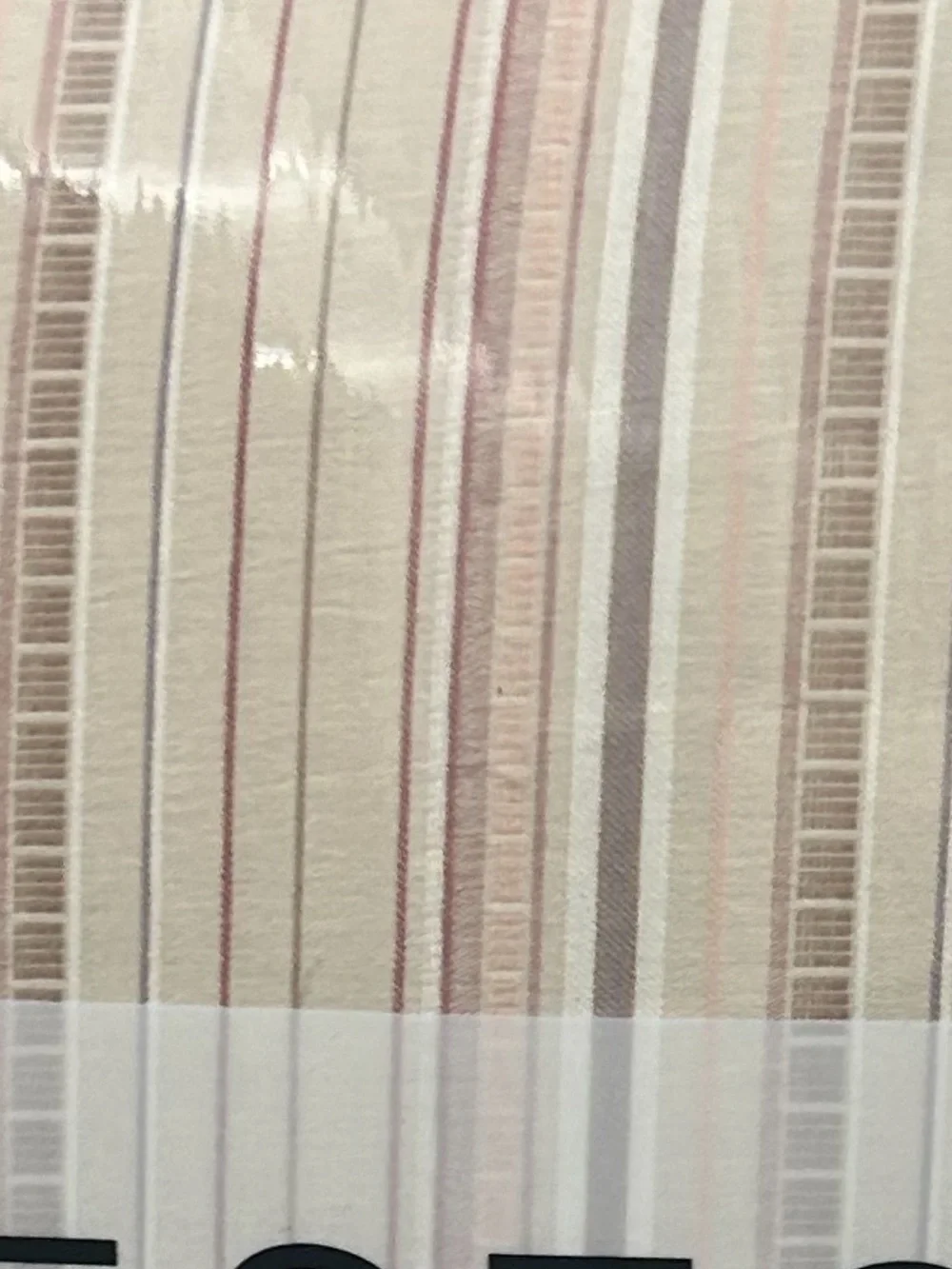Restore Home Striped Tan and MulticolorQueen Comforter Set 90”x90”